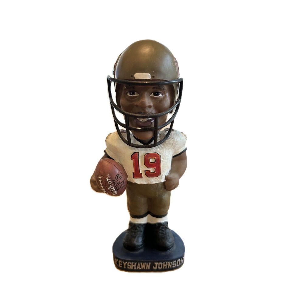 Official NFL Keyshawn Johnson 19 bobblehead Tampa Bay Buccaneers